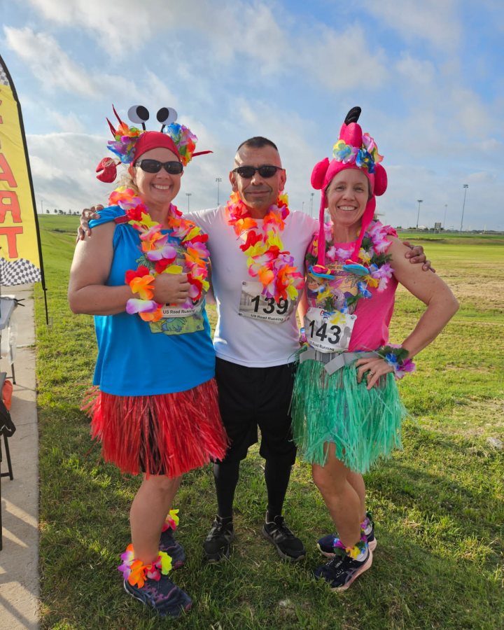 Jose Gonzalez at Luau 5K, 10K, & 13.1M at Temple, TX (20) - 05/16/2026 after earning Best Costume