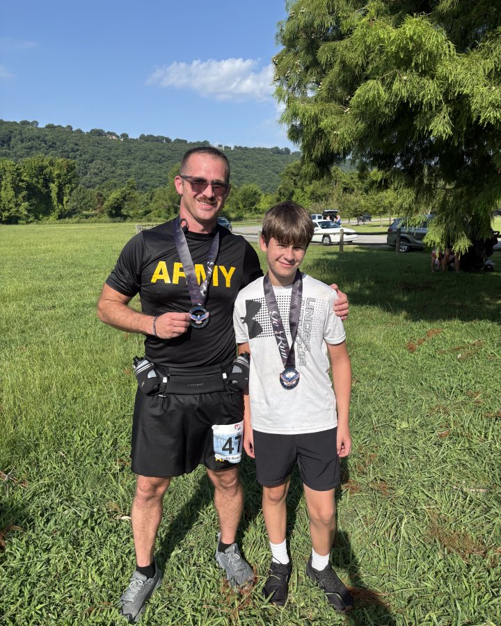 Tyler Post after earning Triple Challenge Award 2026