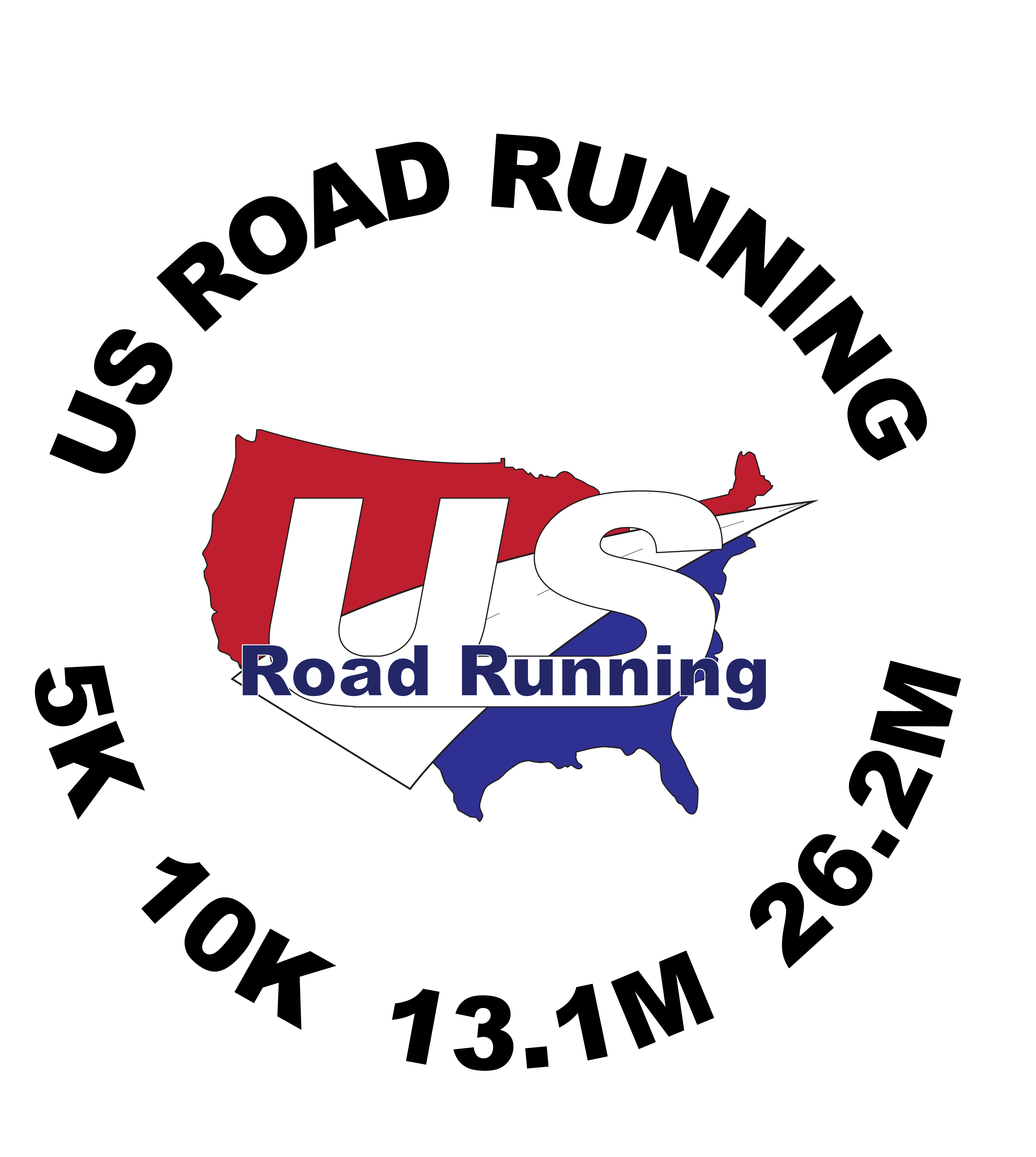 March Medal Madness US Road Running race theme logo for 5K, 10K, Half Marathon, and Marathon races